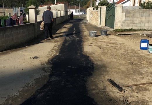Finalizada a ampliación da rede de saneamento no Lugar de Gándara en Oleiros
